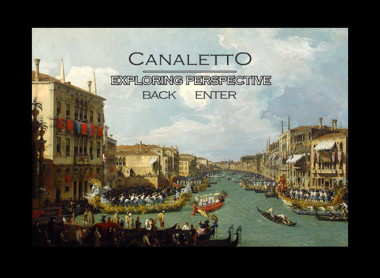 Canaletto exploring perspective