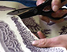 Printmaker at work